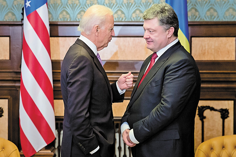 Джо Байден і Петро Порошенко домовилися про координацію зусиль. Фото Михайла ПАЛІНЧАКА