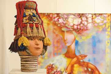 Отака вона — «Козачка у святковому вбранні» з творчої уяви В. Дромарецької