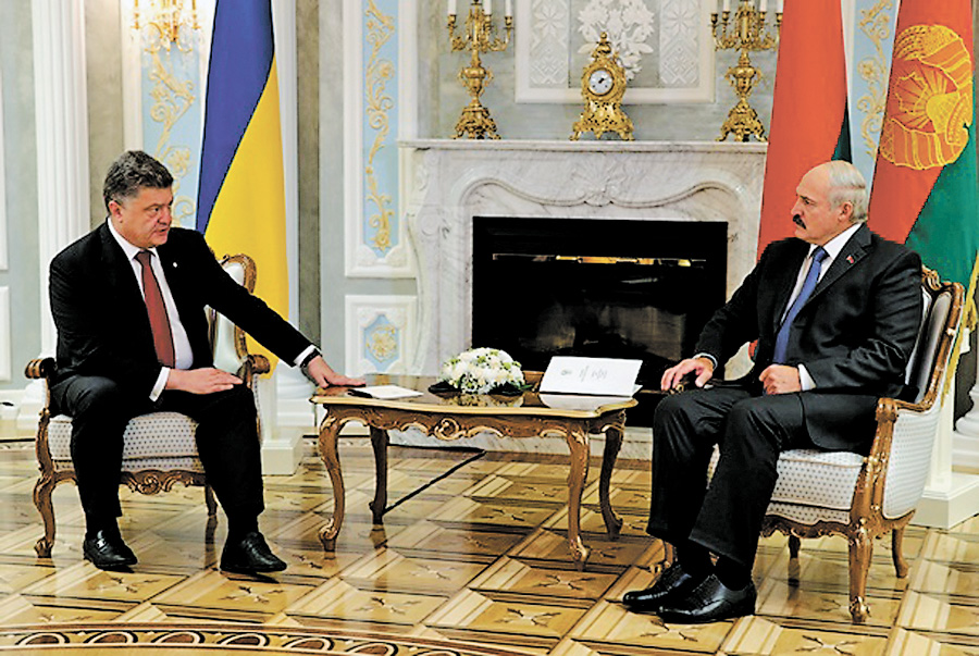 Президенти України та Білорусі відразу знайшли спільну точку зору на виклики сьогодення. Фото з сайту korrespondent.net