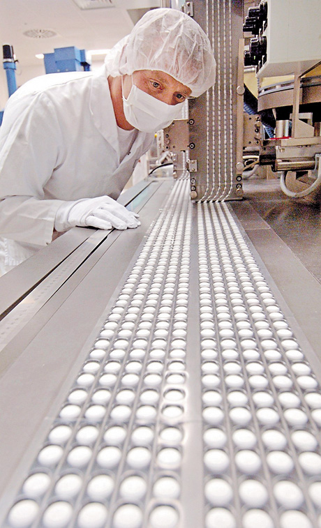 Виробничі потужності ПАТ НВЦ «Борщагівський ХФЗ» повністю відповідають усім міжнародним вимогам якості. Фото з сайту onmeda.de