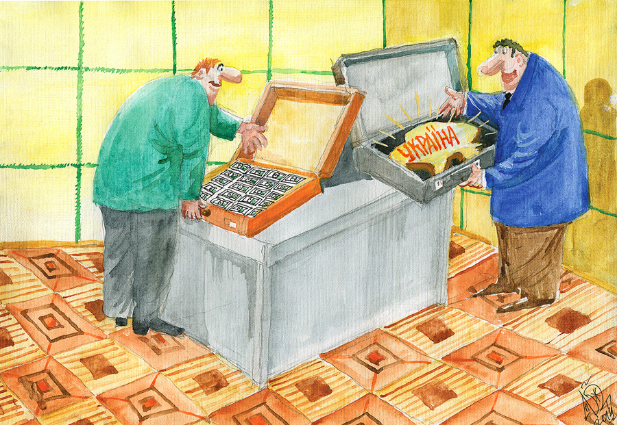 Карикатура Олександра ЖИТНІКОВА, надана Асоціацією карикатуристів України